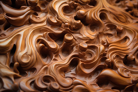 Abstract background of wood texture. 3d rendering, 3d illustration.の素材