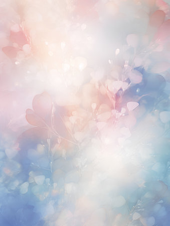 abstract spring background with bokeh defocused lights and shadowの素材