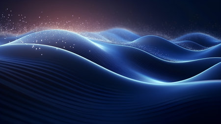 Abstract wavy background with copy space, vector illustration eps10の素材