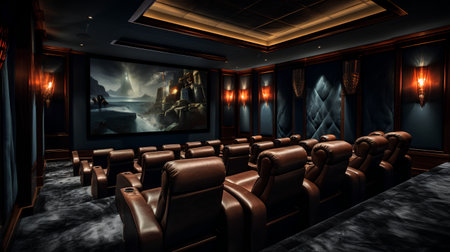 3D rendering of a luxury hotel room interior with nice lighting.の素材