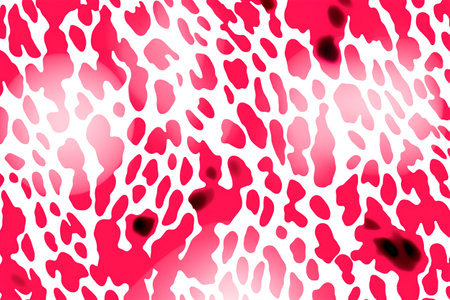 Leopard print. Animal skin pattern. Seamless vector background.の素材