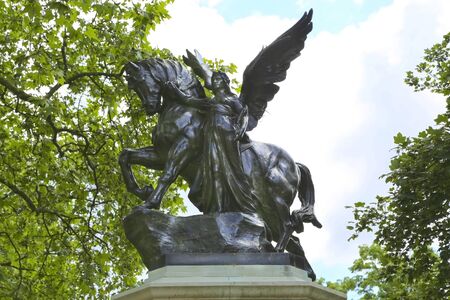 London, Great Britain -May 23, 2016: Royal Artillery Memorial of the South African War, a sculpture...