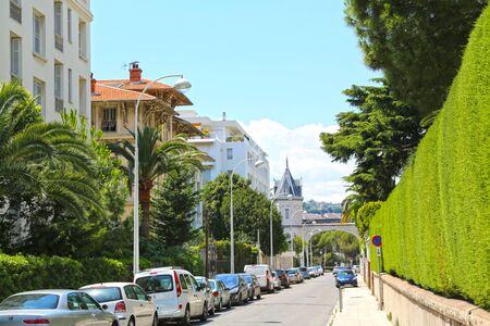 Nice, France - June 19, 2014: summer day in the city centerのeditorial素材
