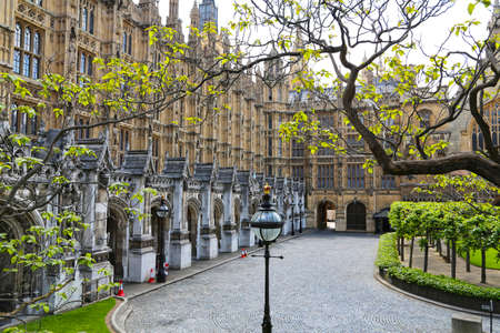 London, Great Britain -May 22, 2016: nice view of Westminster Palace, the Houses of Parliament, the Parliament of the United Kingdomのeditorial素材