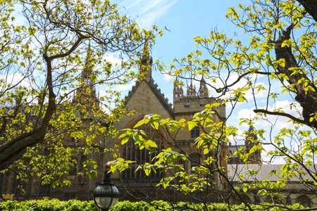 London, Great Britain -May 22, 2016: nice view of Westminster Palace, the Houses of Parliament, the Parliament of the United Kingdomのeditorial素材