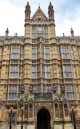 London, Great Britain -May 22, 2016: nice view of Westminster Palace, the Houses of Parliament, the Parliament of the United Kingdomのeditorial素材
