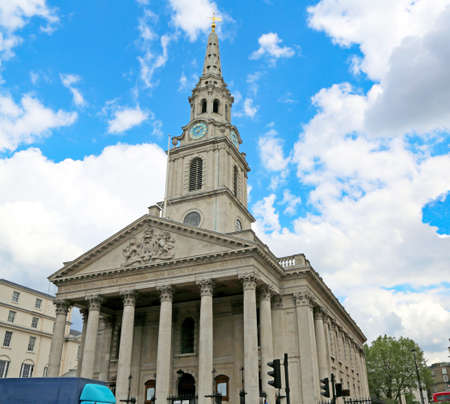 London, Great Britain -May 23, 2016: St. Martin-in-the-Fields Church at Trafalgar Square, Anglican Churchのeditorial素材