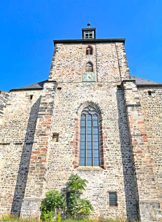 Halle / Saale, Germany-August 24, 2019: Moritz Church, view from northwestのeditorial素材