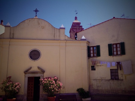 Church in San Piero, Elba Island, Italyの素材
