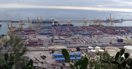 Overview of the Port of Merchandiseの写真素材