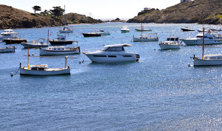 Landscapes of the Costa Brava, Gerona Spainの写真素材