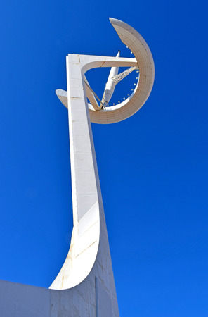 Telecommunications antenna in Barcelonaのeditorial素材