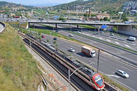 Landscape of highways and roads
