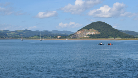 Bahia de Santoña, Cantabria Spainのeditorial素材