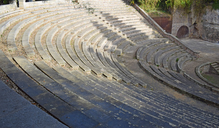 Greek Theater in Montjuic Barcelonaの写真素材