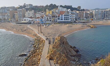 Sa Palomera in Blanes Girona Spainの写真素材