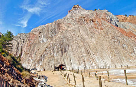 Salt mines in Cardona Catalonia Spainのeditorial素材