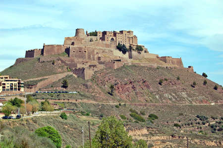 Catillo de Cardona in Barcelona Spainのeditorial素材