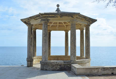 Mediterranean Sea in SÊ»AgarÃ³ Costa Brava Catalonia Spainの写真素材