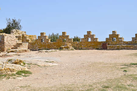 Castle of Begur in Costa Brava Catalonia Spainの写真素材