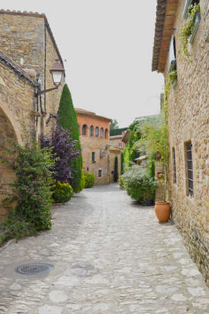 Streets of Peratallada, Gerona Spain