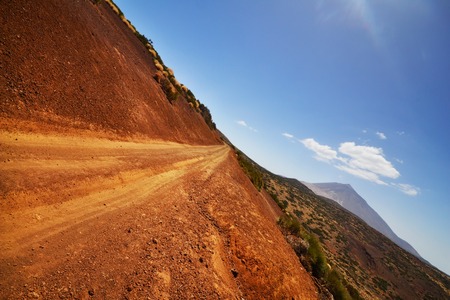 National park of Teide in Canary island of Tenerife, Spainの写真素材