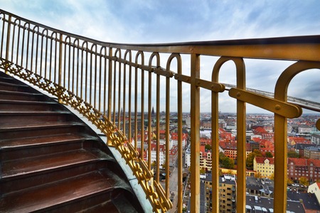 City view of danish capital Copenhagenの写真素材