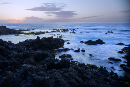 Beautiful Sunset at Atlantic Oceanの写真素材