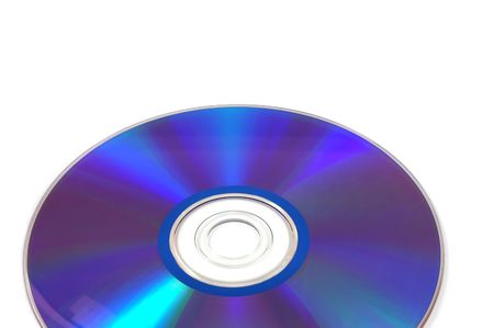  DVD isolated on white backgroundの写真素材