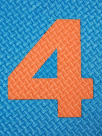 Rubber number 4 . Tread plate texture の写真素材