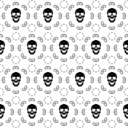 a set of patterns to the drawing on different backgroundsのイラスト素材