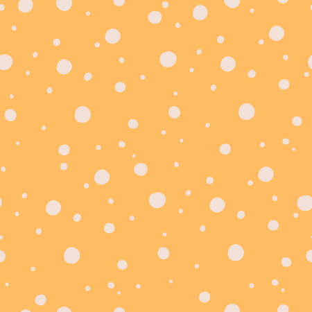 Snow dots pattern in chalkboard style on gold background.のイラスト素材