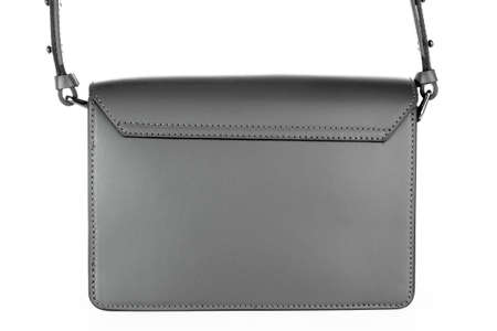 Bag fashion autumn clutch isolated on white leatherの写真素材