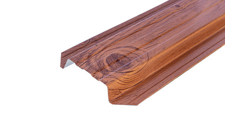 Blockhouse rails for fence colored colorful metal profile elements