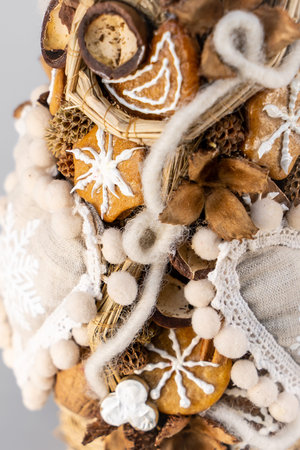 Christmas tree table cones mini decoration for new year celebration