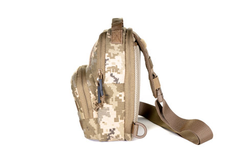 Backpack bag gear protective color khaki, tactical sports equipment black grayの写真素材