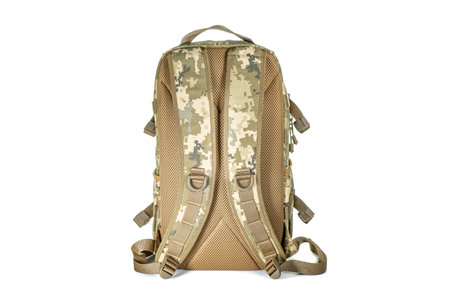 Backpack bag gear protective color khaki, tactical sports equipment black grayの写真素材