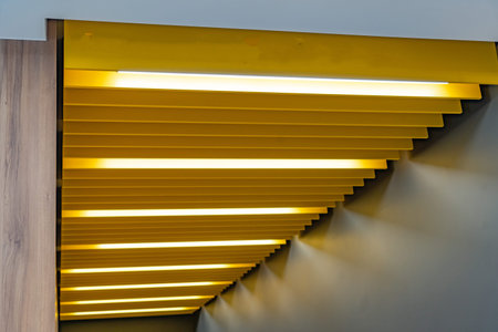 Modern ceiling conference room ceil railsの写真素材