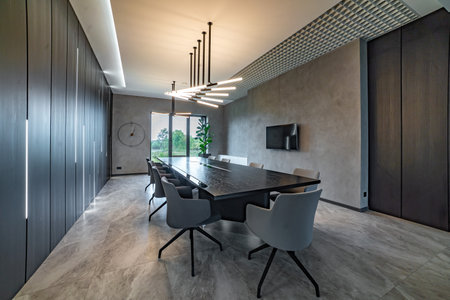 interior of conference meeting room moder officeの写真素材
