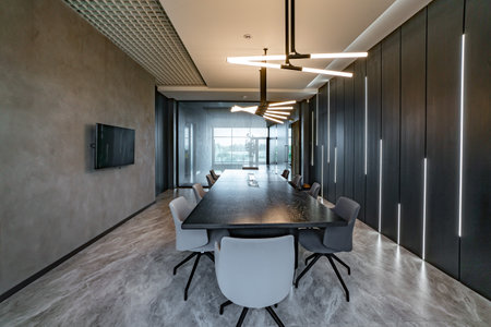 interior of conference meeting room moder officeの写真素材