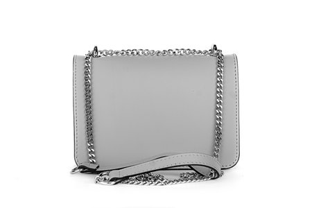 Bag clutch fashion glamor style classic retro isolated on white leatherの写真素材