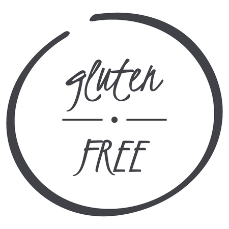 vector Gluten Free circle symbolのイラスト素材
