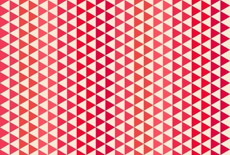 Red and white triangle pattern. Seamless backgroundの写真素材