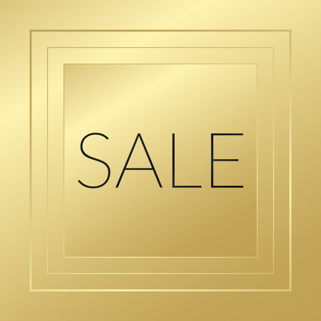 Sale gold and black vector. Golden background. Illustration for advertisement, discount, business, shopping, shop, banner, sign, web designのイラスト素材