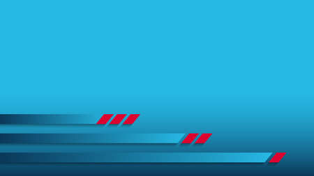 Abstract vector illustration. Blue and red background for decoration, web design, sample, presentation, business, infogrphic bannerのイラスト素材