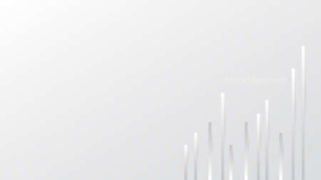 Abstract vector illustration. Gray gradient vertical stripes background for decoration, web design, sample, presentation, business, infogrphic bannerのイラスト素材