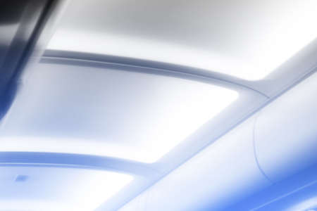 abstract industrial texture in cool blue and gray tones, with soft white copy-spaceの写真素材