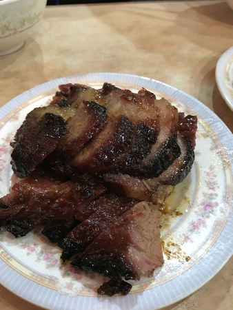 HK Michelin Star Char Siewの写真素材