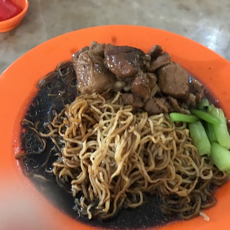 Pork Rib Noodleの写真素材