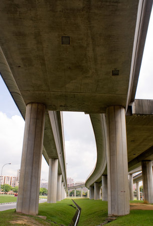 Modern railway for mass rapid transport in singapore